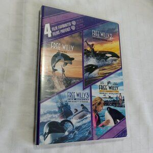 Bilingual DVD Collection “4 Film Favorites: Free Willy” Movie DVD